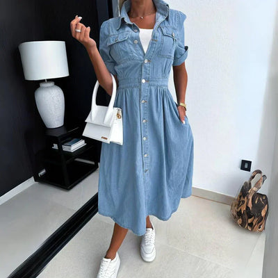 Elizabeth® | Trendiges Damen-Jeanskleid