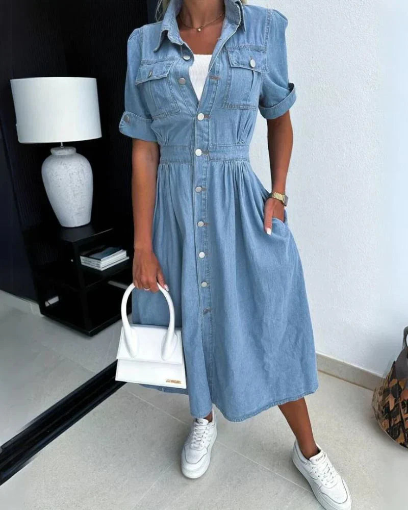Elizabeth® | Trendiges Damen-Jeanskleid