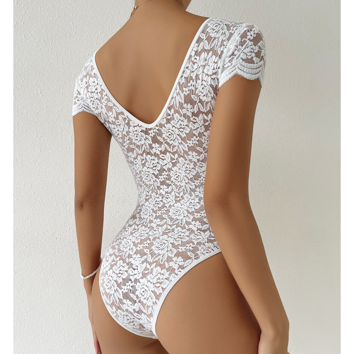 Eleganter V-Ausschnitt Bodysuit mit modernem Design