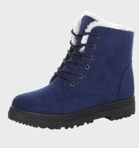 Dicke und warme wasserdichte Winterstiefel für Frauen - Adilene in Blau