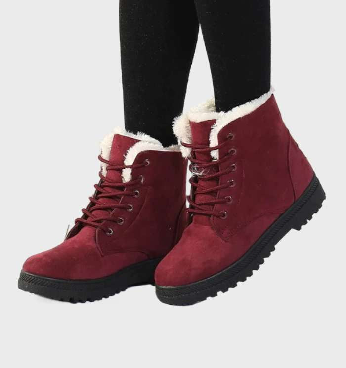 Dicke und warme wasserdichte Winterstiefel für Frauen - Adilene