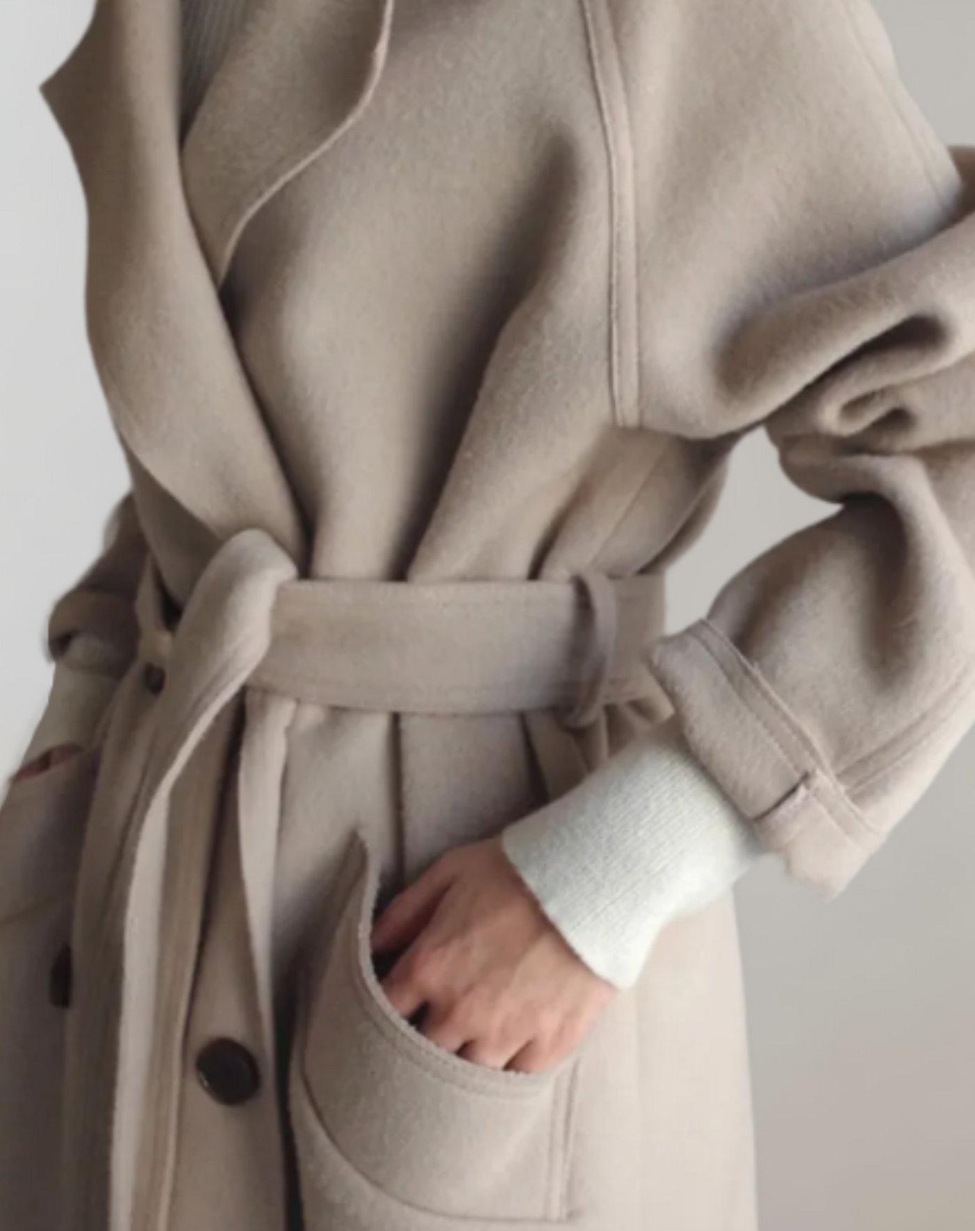 Donna -  Übergroße und lange Manteljacke