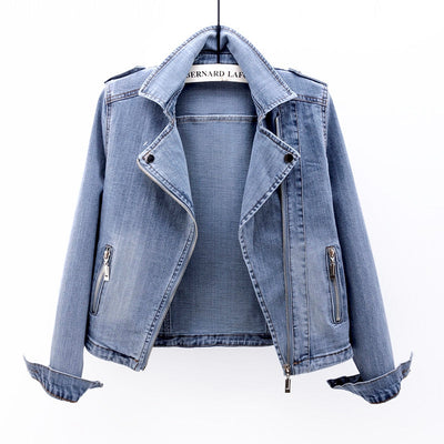 Denimjacke mit Taschen für Damen
