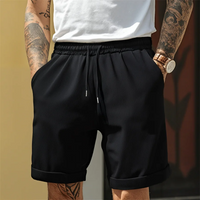 Joseph | Elastischer Bund Metallspitzen-Kordelzug Shorts in Schwarz