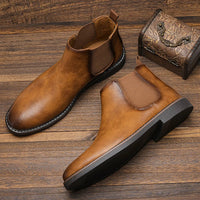 Elegante Stiefel für Herren in Hellbraun