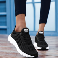 Raquel - Strick-Sneaker in Schwarz