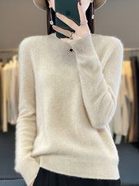 Anette | Warmer Pullover für kalte Tage in Beige