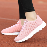 Raquel - Strick-Sneaker in Rosa