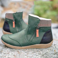 Stiefelette Damen Rutschfest | Komfort in Grün