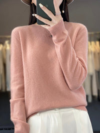 Anette | Warmer Pullover für kalte Tage in Rosa