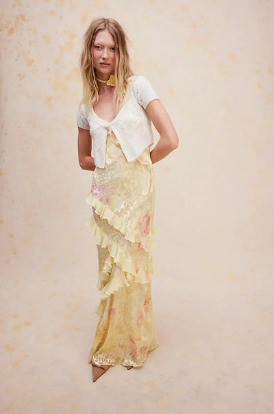 Amanda - Leichtes ärmelloses Maxikleid