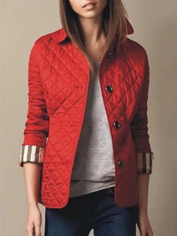 Alexa - Elegante Seidenjacke in Rot
