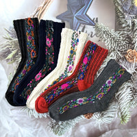 Lila | Vintage Socken in Gemischte Farbe
