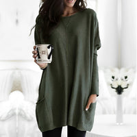 Marcella - Langarmshirt für Wärme in Grün
