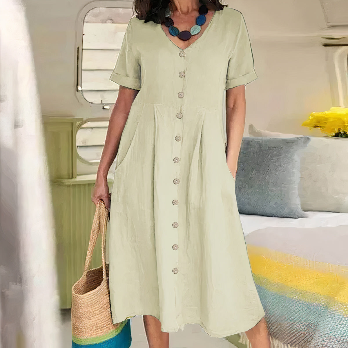 Yasmin™ - Müheloses Knopfkleid