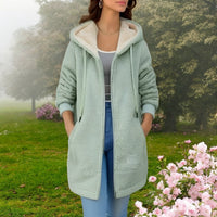 Petra - Damen-Fleecejacke in Grün