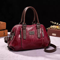 Silke | Ledertasche in Rot
