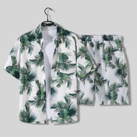 Frank | Herren Tropical Sommerhemd Set in Grün