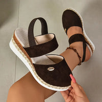 Adriana | Orthopädisch Verstellbar Sandalen in Braun