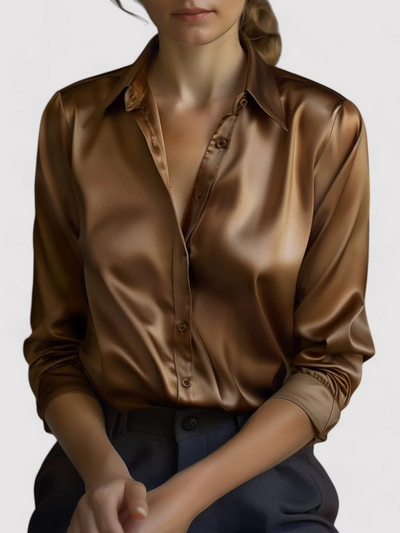 Edles formelles Damenhemd | Langarm