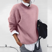Gabriella - Damenpullover mit weitem Schnitt in Rosa