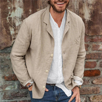 Rafe | Herren Elegant Sommerjacke | Leicht in Khaki