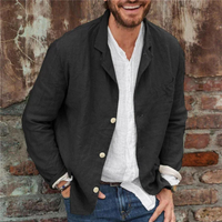 Rafe | Herren Elegant Sommerjacke | Leicht in Schwarz