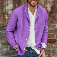 Rafe | Herren Elegant Sommerjacke | Leicht in Lila