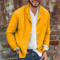 Rafe | Herren Elegant Sommerjacke | Leicht in Gelb