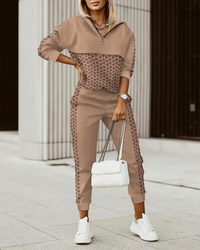 Donita | Damen Elegante Hausanzuge | Moderne in Braun
