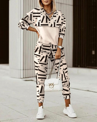 Donita | Damen Elegante Hausanzuge | Moderne in Beige