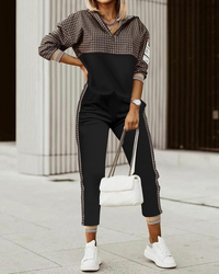 Donita | Damen Elegante Hausanzuge | Moderne in Schwarz