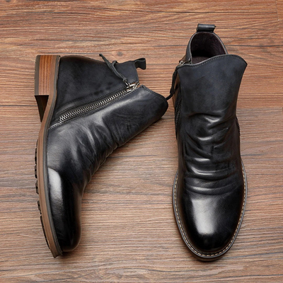 Elegante Herrenstiefel mit Reißverschluss | Cowboy