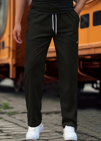 George | Herren Elegante Hose | Schwarz in Schwarz