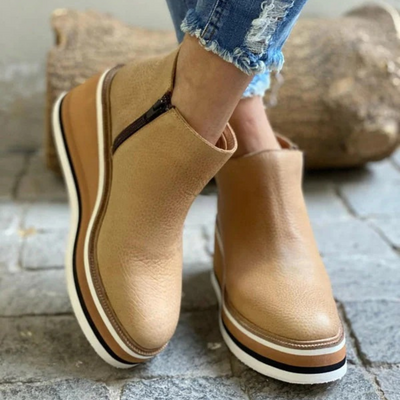 Elegante niedrige Damenstiefeletten | Bequeme