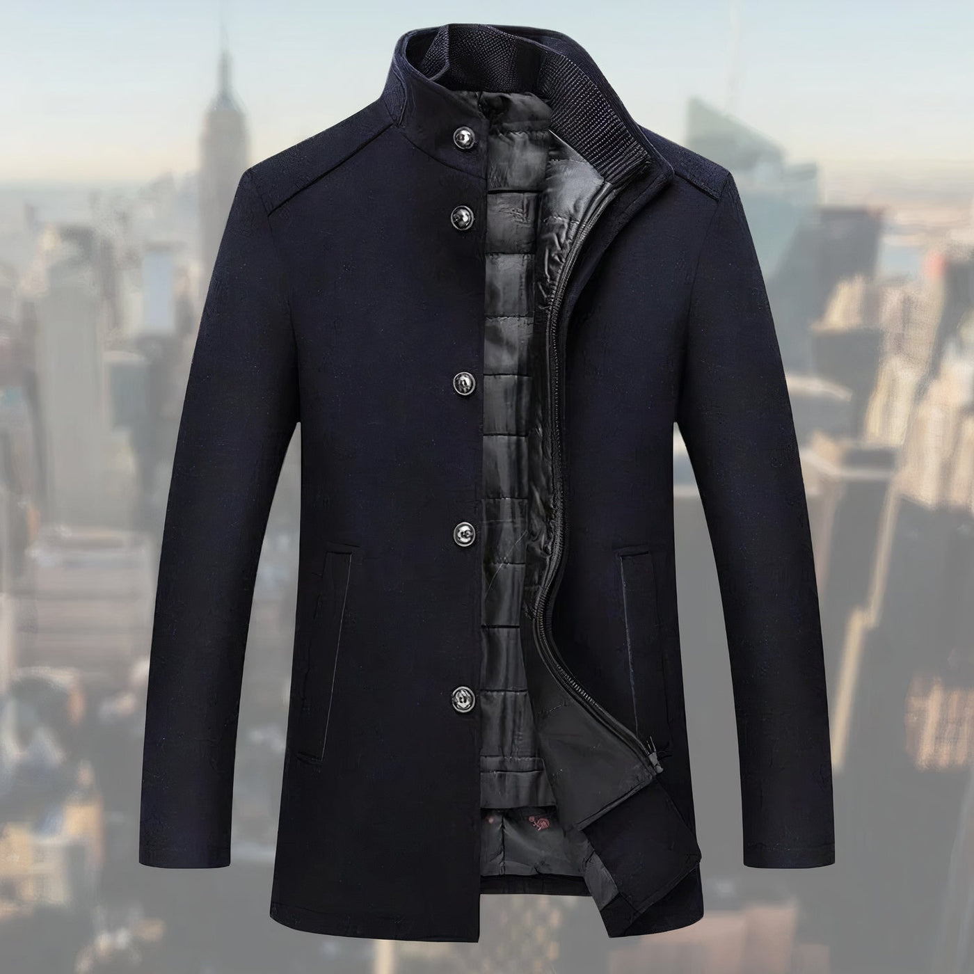 Eleganter und hochwertiger Herrenmantel - Emilio