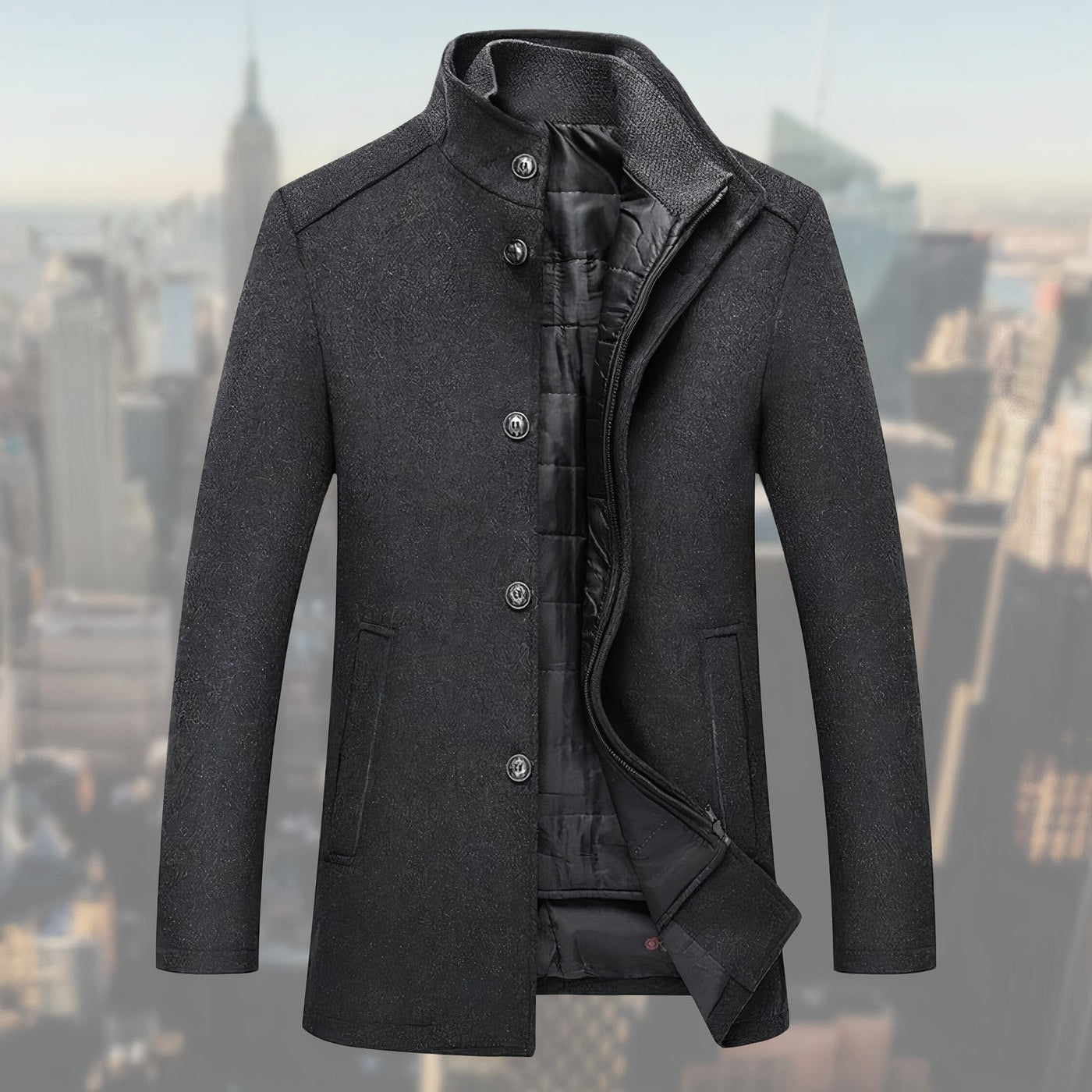 Eleganter und hochwertiger Herrenmantel - Emilio