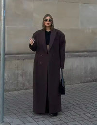 Eleganter Trenchcoat für Frauen - Geneva in Braun