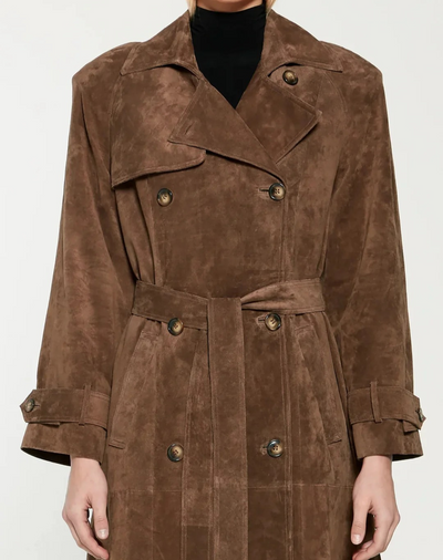 Eleganter Vintage-Mantel für Damen | Lang