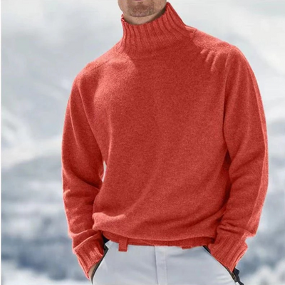 Eleganter warmer Pullover für Herren | Rollkragen