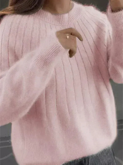 Eleganter weicher Damenpullover | Strick