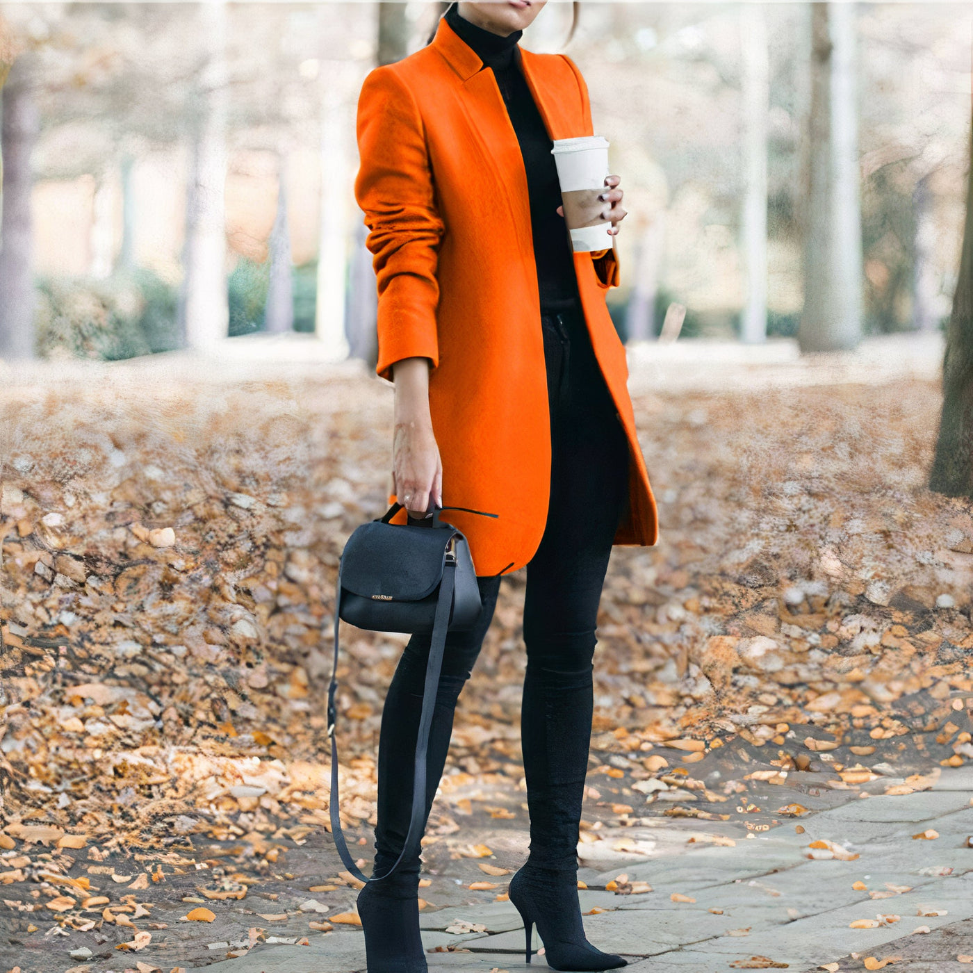 Eleganter Wintermantel für Frauen - Reginel