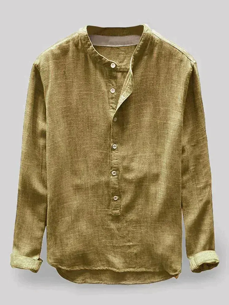 Elegantes bequemes Herrenhemd | Langarm