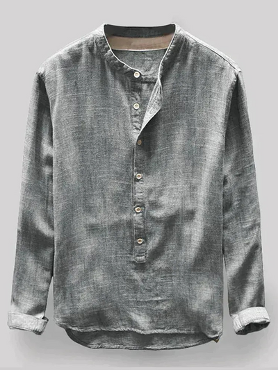 Elegantes bequemes Herrenhemd | Langarm