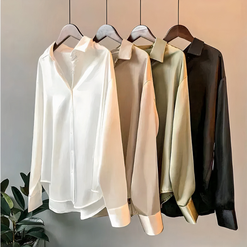 Elegantes Business-Hemd für Damen | Langarm