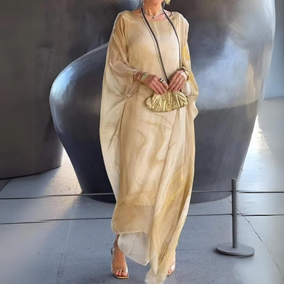 Elegantes langes Vintage-Kleid für Damen | Maxi