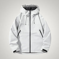 Elias | Herren Technische Wasserdichte Softshelljacke in Weiß