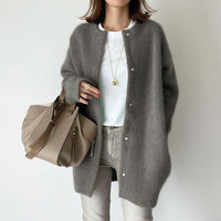 Luxuriöse Herbst Strickjacke - Philou in Dunkelgrau