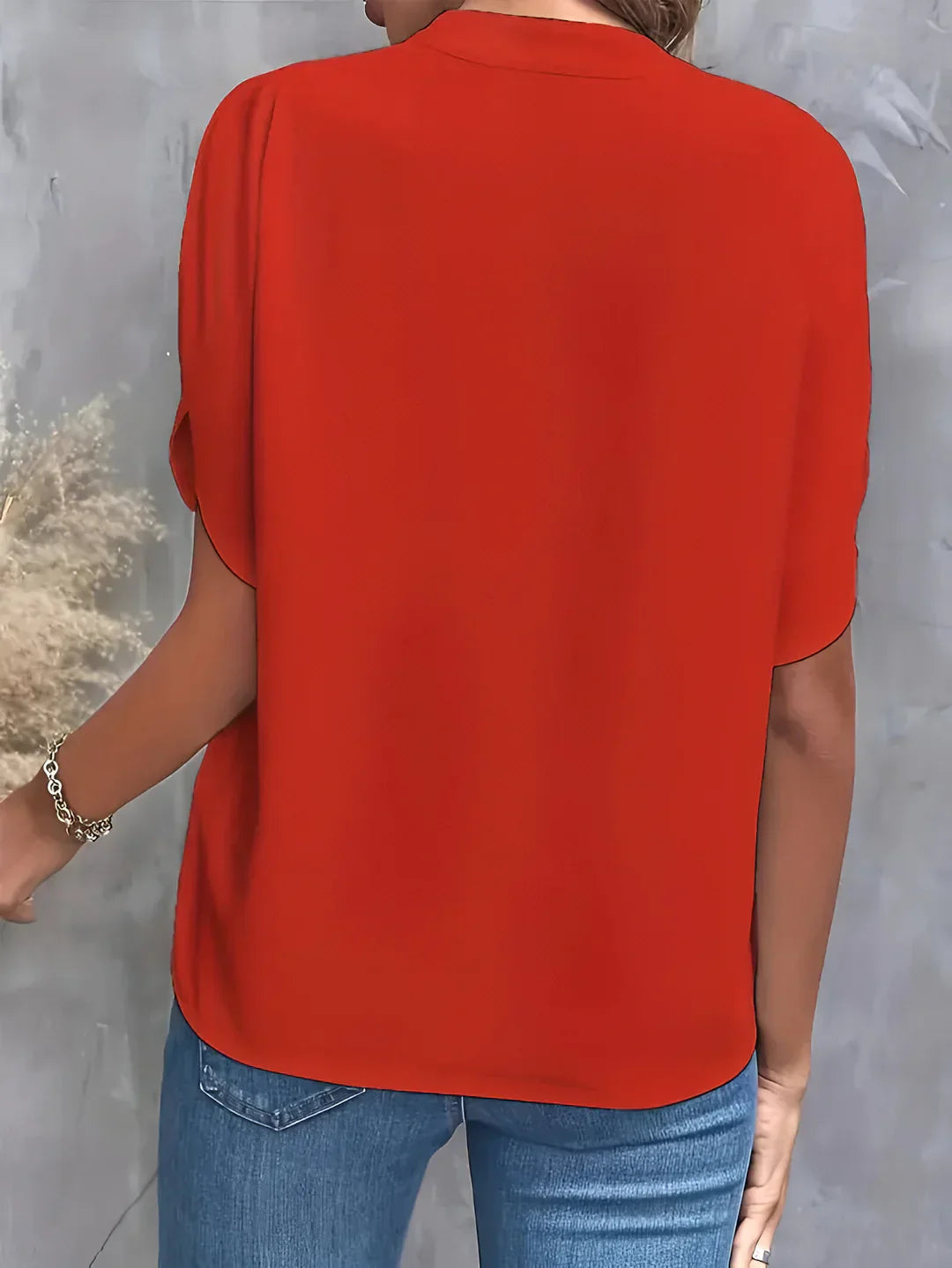 Maya® | Elegante Bluse mit fallendem Ausschnitt