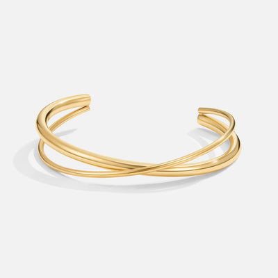 Goldene Twist-Armband